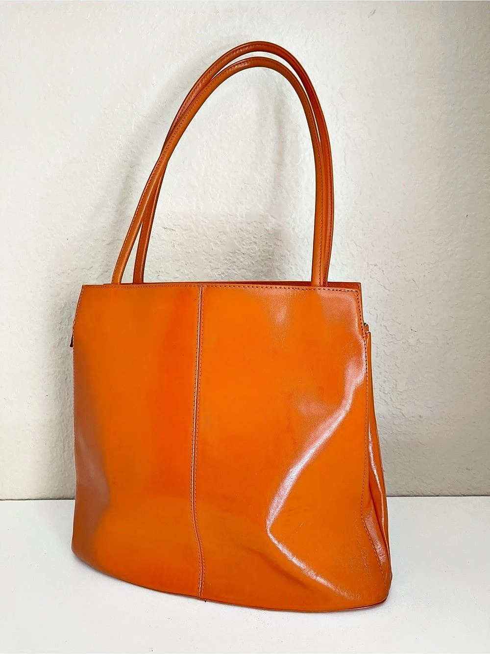 Orange Tote Bag Like New